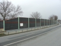 Realizace protihlukové stěny - Brno